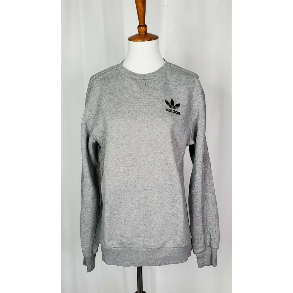 Adidas Grey Crew Neck Sweatshirt Women's Size Small